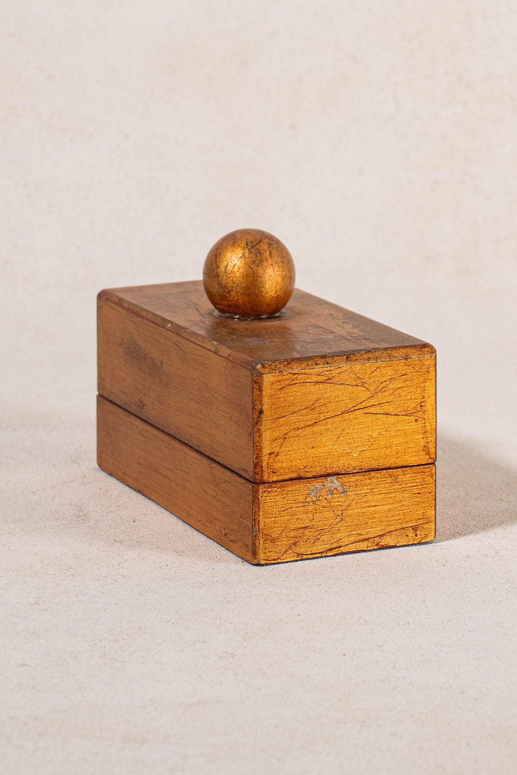 Vintage Gilt Lidded Trinket Box