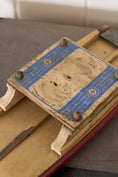Load image into Gallery viewer, Vintage Hand Painted Toy Tugboat with Red Hull
