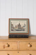 Load image into Gallery viewer, Hand Colored Soldier Formation Engraving in Vintage Frame
