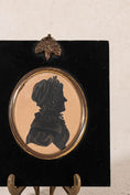 Load image into Gallery viewer, 19th Century Silhouette Portrait of Anne Peckham

