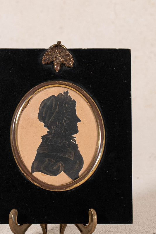 19th Century Silhouette Portrait of Anne Peckham