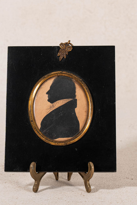 19th Century Silhouette Portrait Of English Gentleman