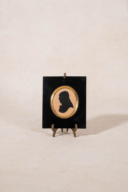 19th Century Silhouette Portrait of Rev. Nathaniel Hibbert