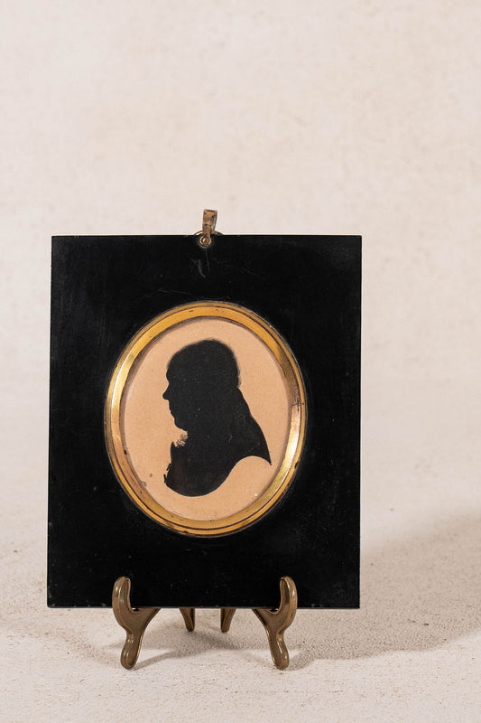 19th Century Silhouette Portrait of Rev. Nathaniel Hibbert