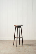 Load image into Gallery viewer, Vintage English Oak Plant Stand with Beveled Edge
