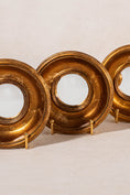 Load image into Gallery viewer, Petite Vintage Gilt Convex Mirror (SINGLE)
