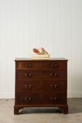 Load image into Gallery viewer, 18th Century English Oak Two Over Three Chest of Drawers
