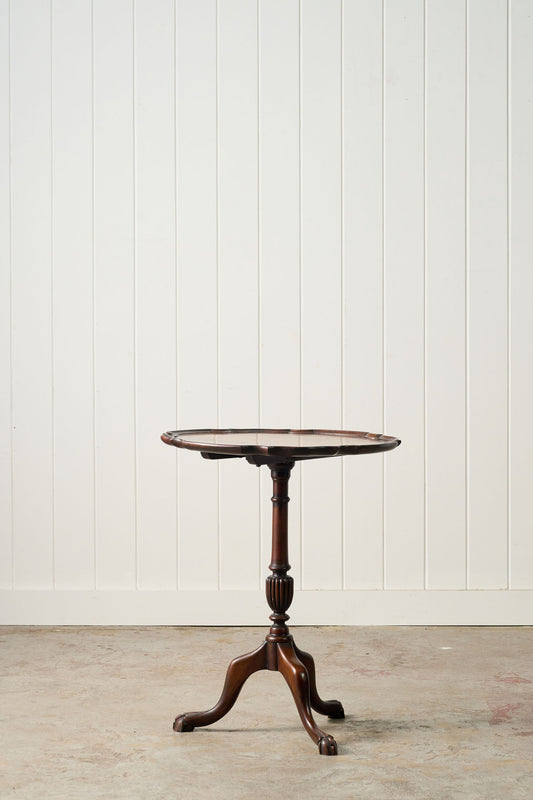 Antique English Tilt-Top Pie Crust Table