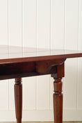 Load image into Gallery viewer, Large Antique English Mahogany Pembroke Table on Castors

