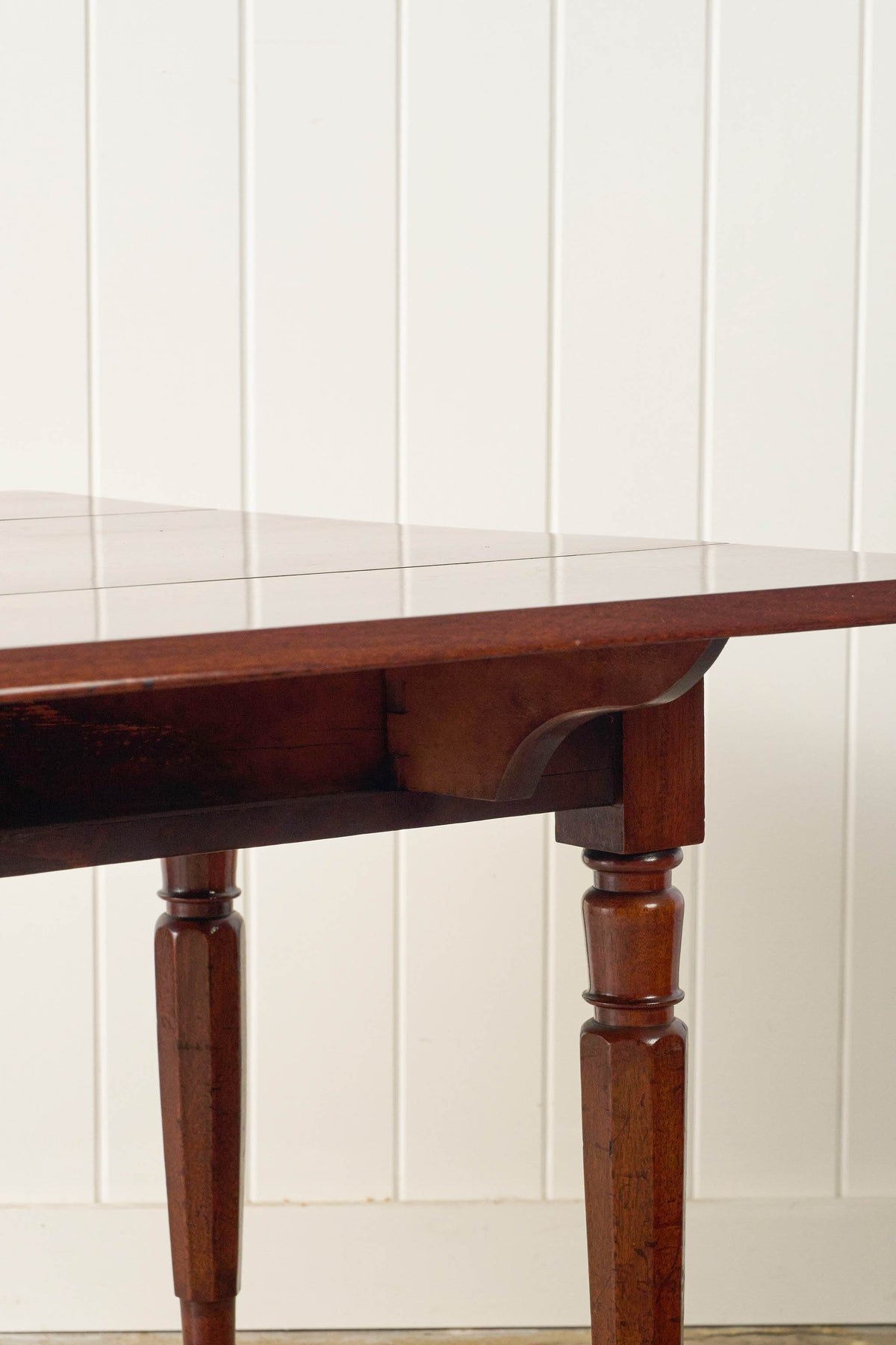 Large Antique English Mahogany Pembroke Table on Castors