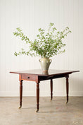 Load image into Gallery viewer, Large Antique English Mahogany Pembroke Table on Castors
