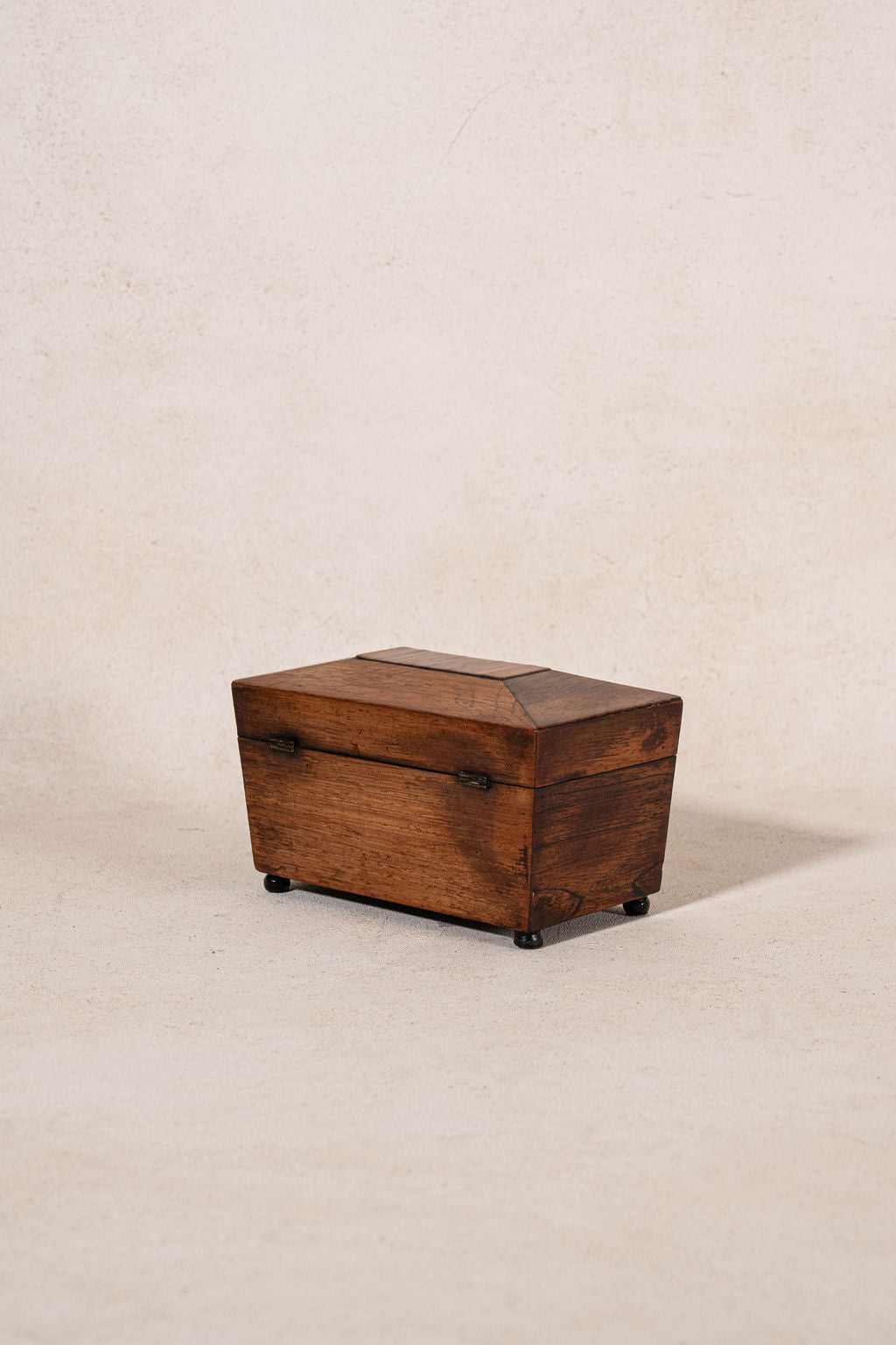 Antique Georgian Rosewood Tea Caddy (c. 1810)