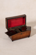Load image into Gallery viewer, Antique Georgian Rosewood Tea Caddy (c. 1810)
