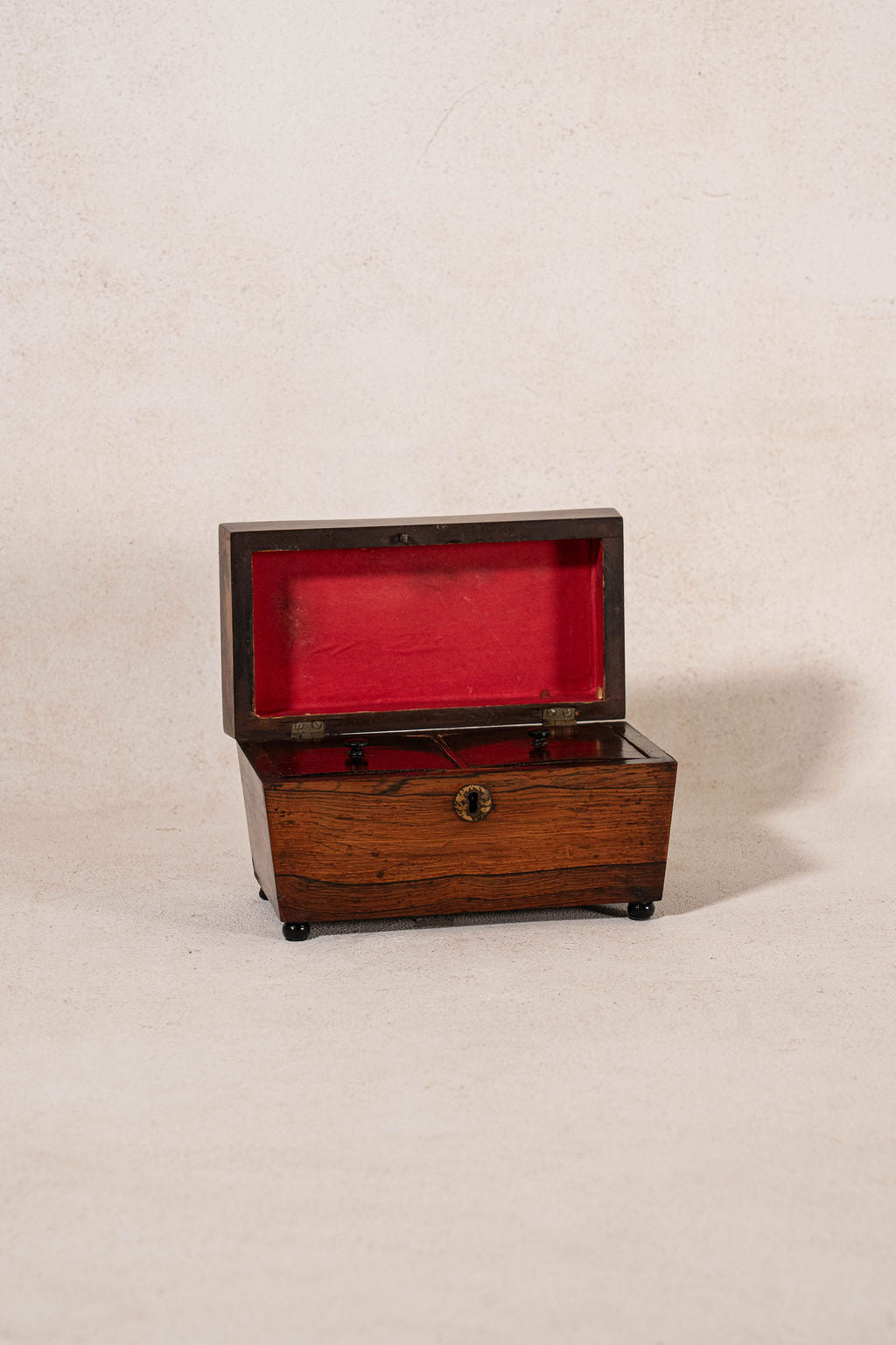 Antique Georgian Rosewood Tea Caddy (c. 1810)