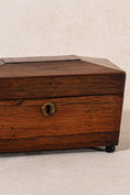 Load image into Gallery viewer, Antique Georgian Rosewood Tea Caddy (c. 1810)
