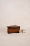 Load image into Gallery viewer, Antique Georgian Rosewood Tea Caddy (c. 1810)
