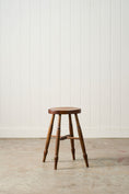 Load image into Gallery viewer, 19th Century Single Plank Top Round 19.5"H Wooden Stool
