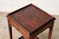 Load image into Gallery viewer, 19th Century English Mahogany Two-Tier Side Table with Tray Top
