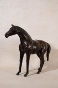 Load image into Gallery viewer, Vintage Leather Model of Horse (c. 1930)
