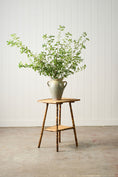 Load image into Gallery viewer, Antique Tortoise Bamboo Two-Tier Occasional Side Table with Original Seagrass
