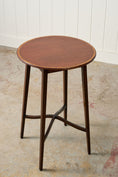 Load image into Gallery viewer, Edwardian Mahogany Inlay Round Side Table
