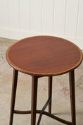 Load image into Gallery viewer, Edwardian Mahogany Inlay Round Side Table
