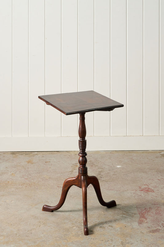 Early 19th Century Walnut Tilt Top Wine Table