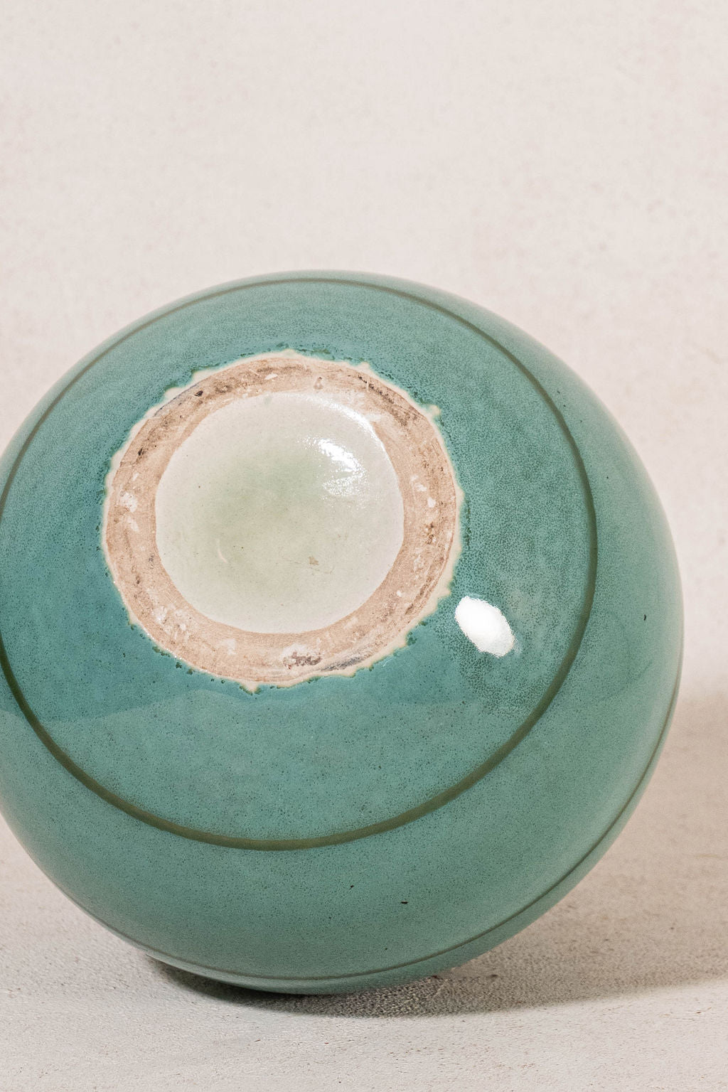 Blue + Green Teardrop Pottery Vase