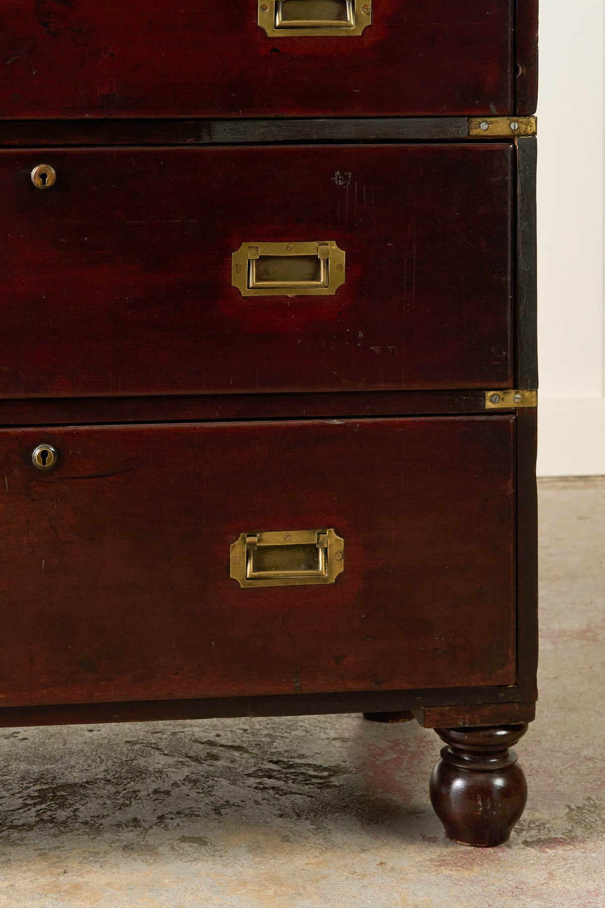 Early 19th Century English Mahogany Campaign Chest