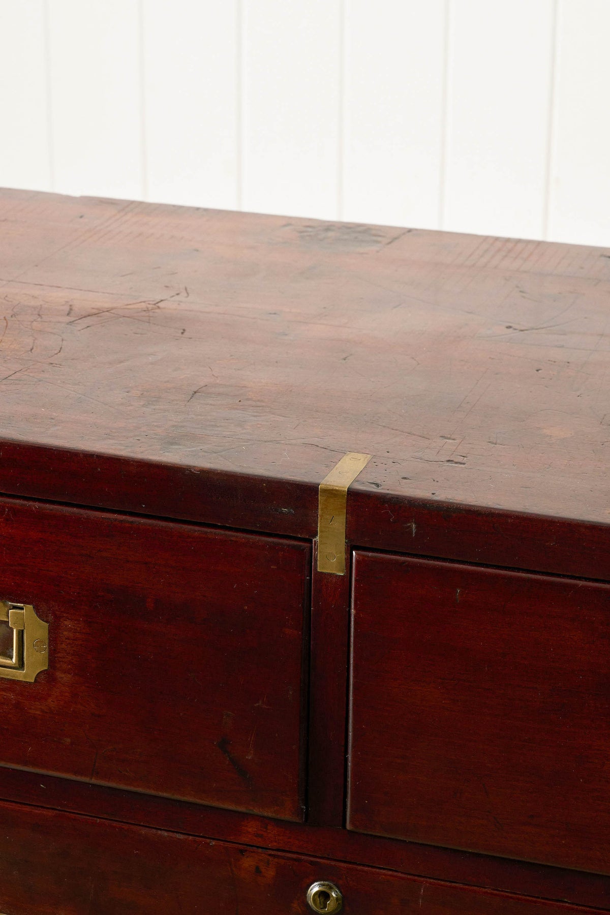 Early 19th Century English Mahogany Campaign Chest