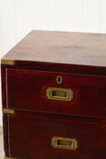 Load image into Gallery viewer, Early 19th Century English Mahogany Campaign Chest
