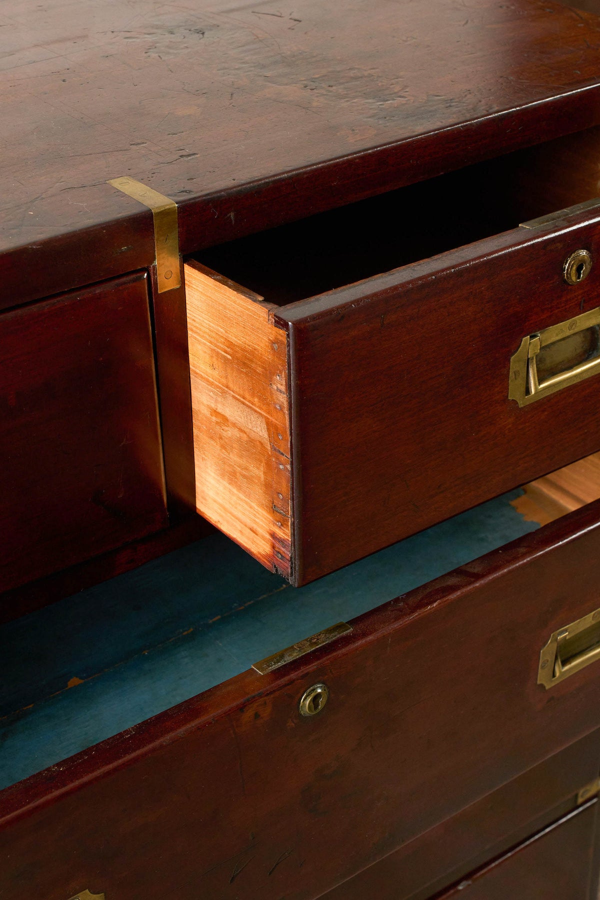 Early 19th Century English Mahogany Campaign Chest