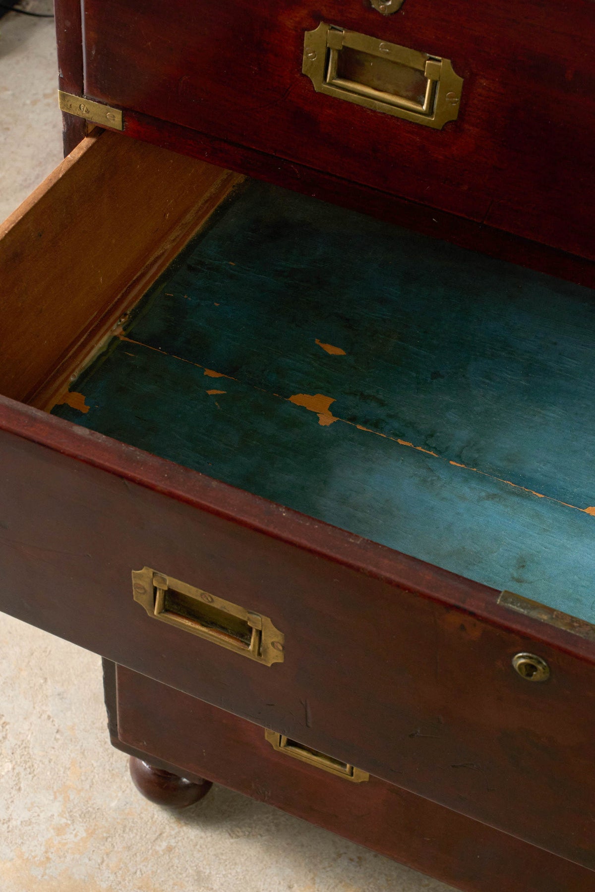 Early 19th Century English Mahogany Campaign Chest