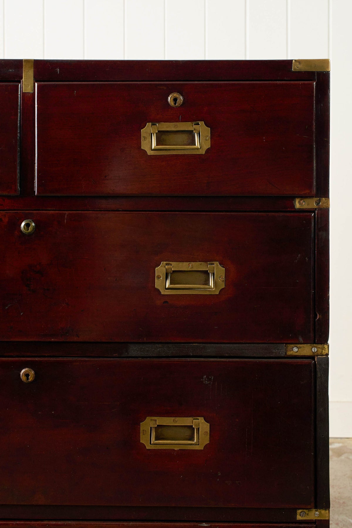 Early 19th Century English Mahogany Campaign Chest