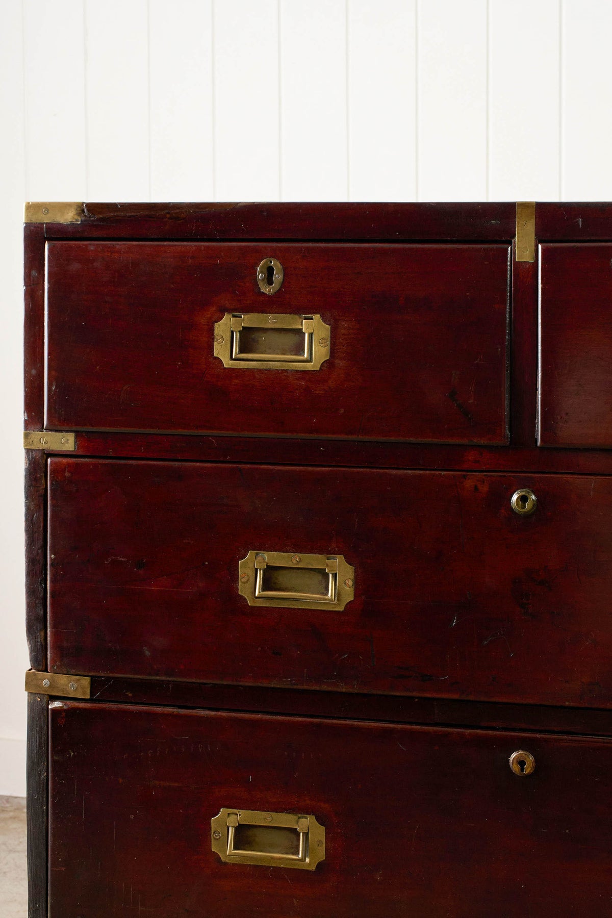 Early 19th Century English Mahogany Campaign Chest