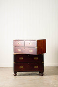 Load image into Gallery viewer, Early 19th Century English Mahogany Campaign Chest
