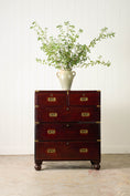 Load image into Gallery viewer, Early 19th Century English Mahogany Campaign Chest
