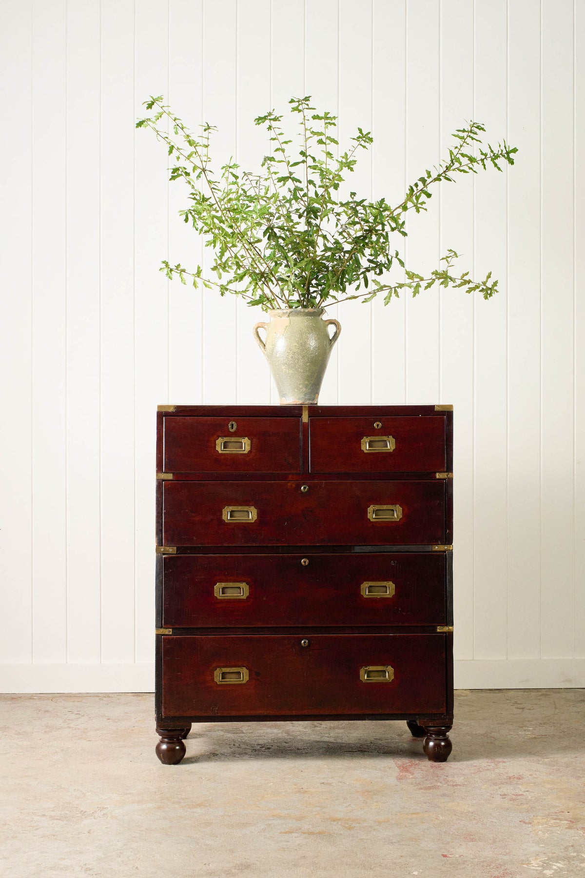 Early 19th Century English Mahogany Campaign Chest