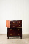 Load image into Gallery viewer, Early 19th Century English Mahogany Campaign Chest
