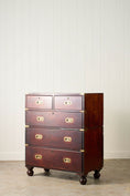 Load image into Gallery viewer, Early 19th Century English Mahogany Campaign Chest
