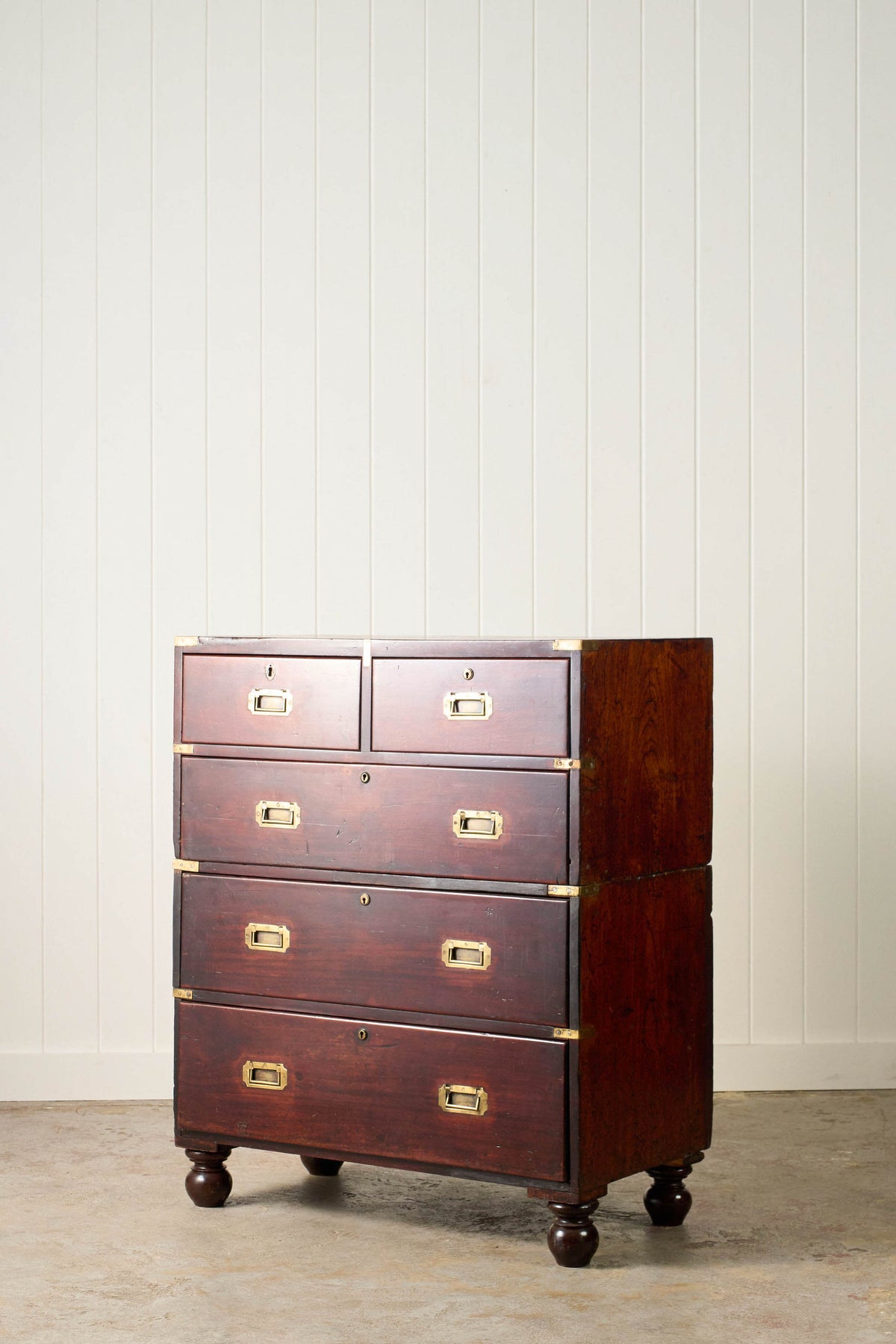 Early 19th Century English Mahogany Campaign Chest