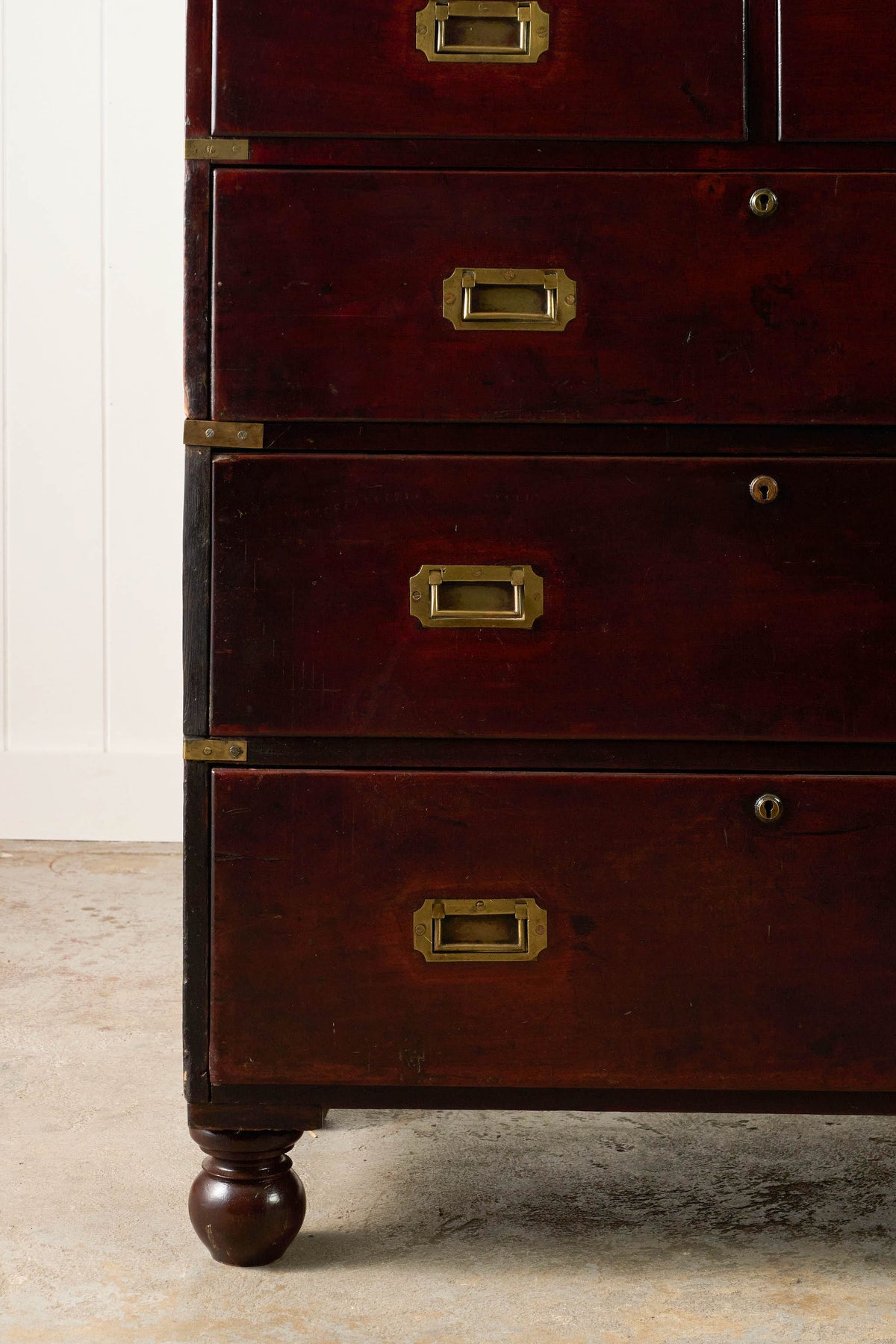 Early 19th Century English Mahogany Campaign Chest