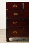 Load image into Gallery viewer, Early 19th Century English Mahogany Campaign Chest

