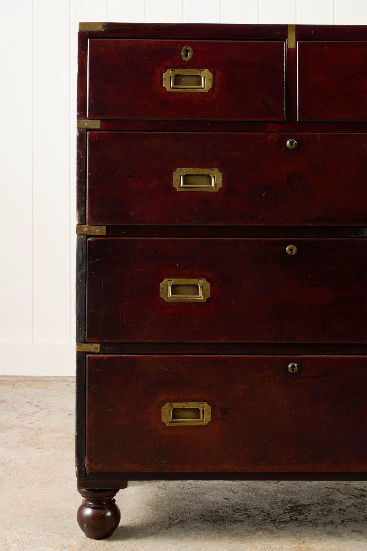 Early 19th Century English Mahogany Campaign Chest