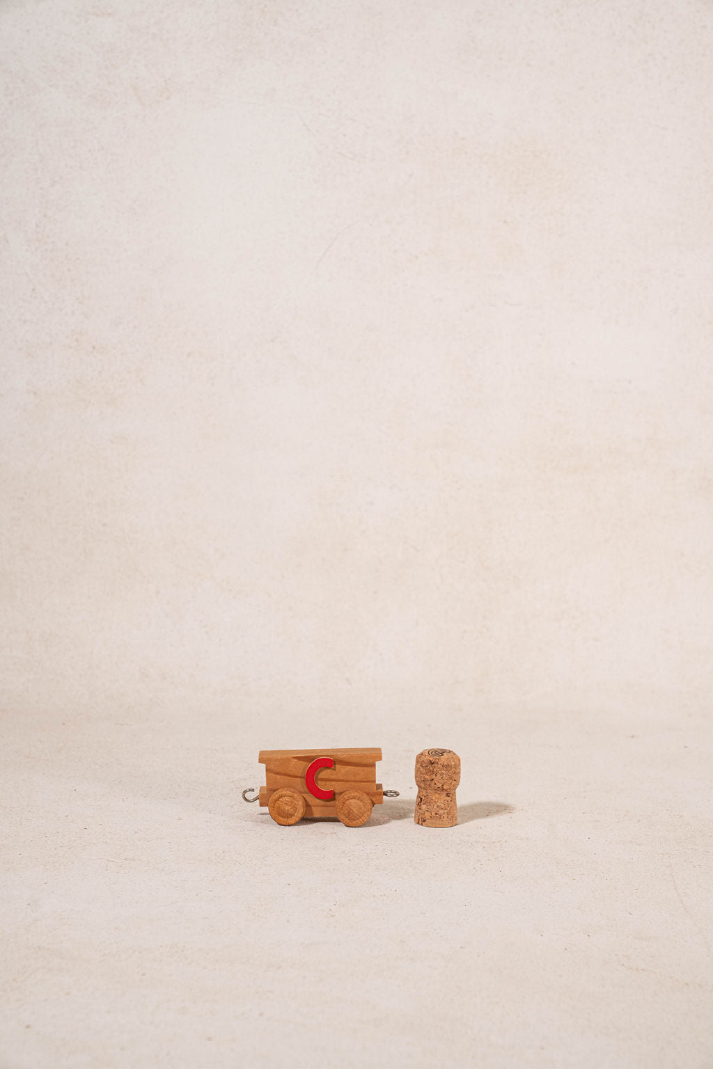 Vintage Wooden Letter Train
