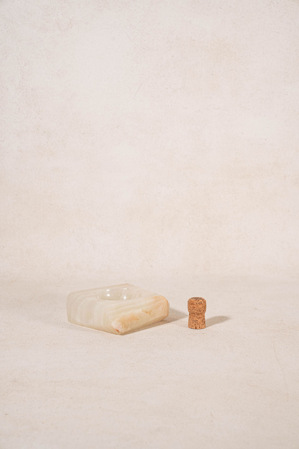Onyx Square Hand Cut Ashtray