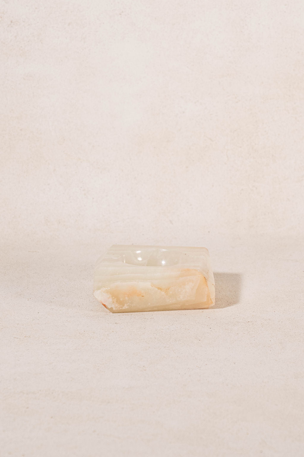 Onyx Square Hand Cut Ashtray