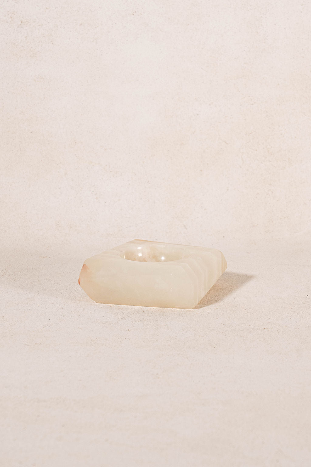 Onyx Square Hand Cut Ashtray