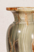Load image into Gallery viewer, Mid-Century Onyx Vase 13 "H
