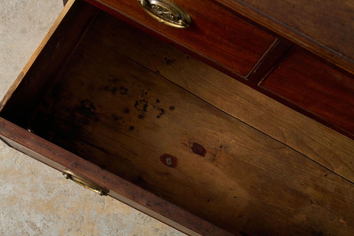 Early 19th Century Scottish Mahogany 3-Over-3 Chest of Drawers